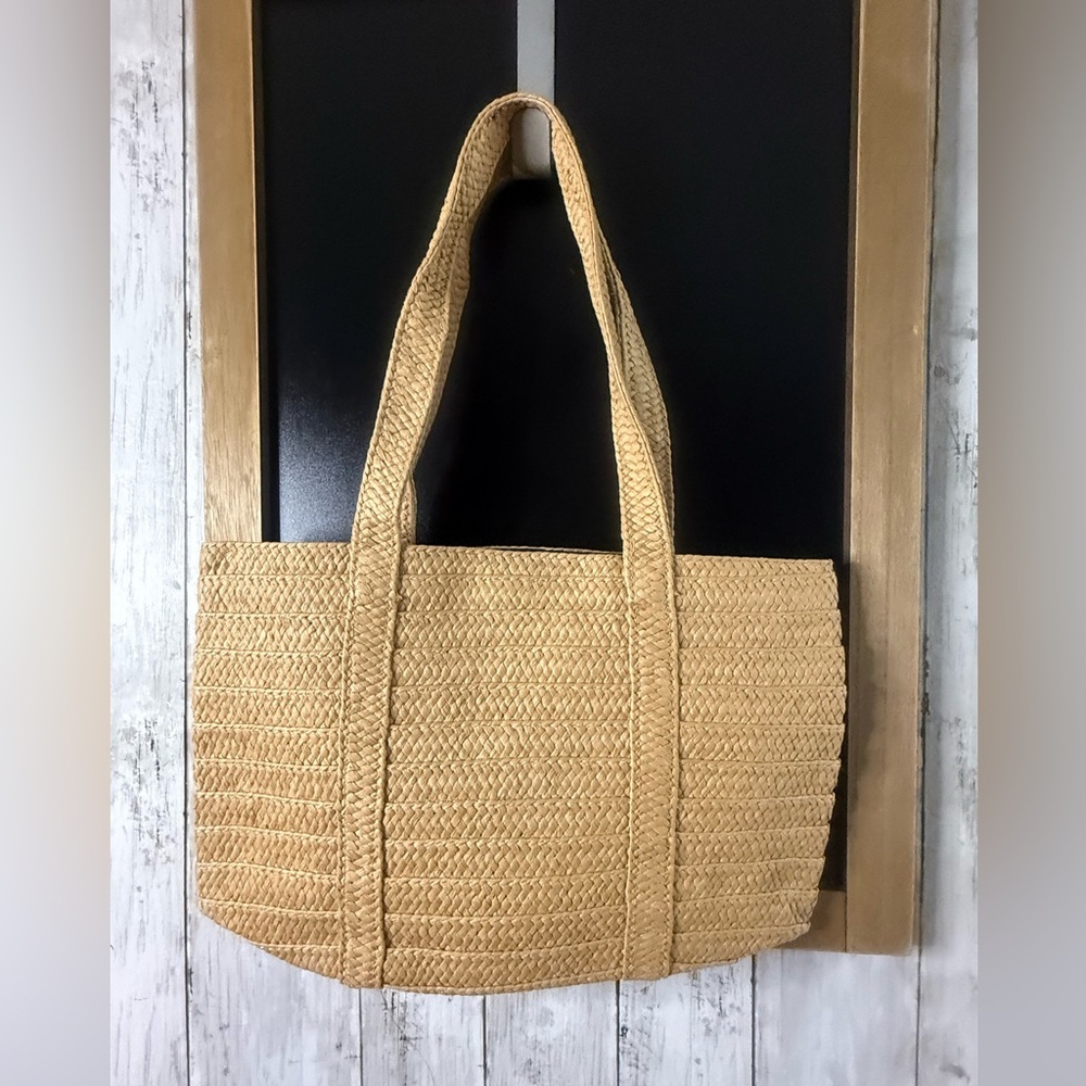Draper James Everyday Straw Shoulder Bag - Natural - Picture 2 of 8